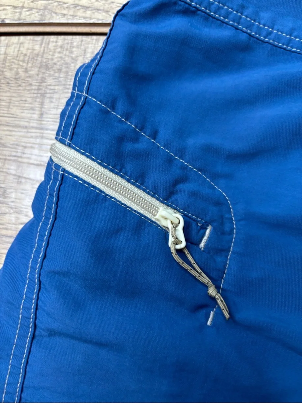 Patagonia Men's Royal Blue WavefarerBoard Shorts with Contrast Drawcord Size 34 - Picture 5 of 7